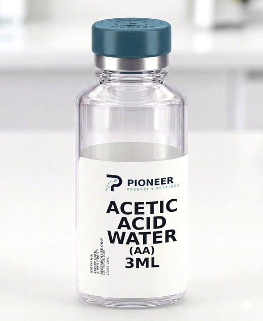 Acetic Acid Water (AA) vial - Pioneer Research Peptides
