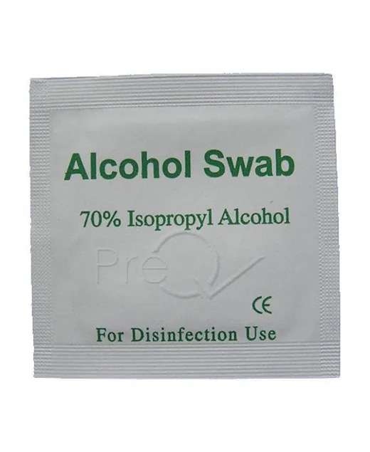 Alcohol Wipes vial - Pioneer Research Peptides