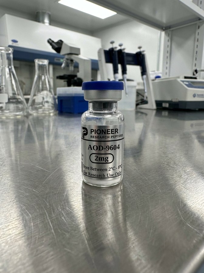 AOD-9604 in a laboratory setting