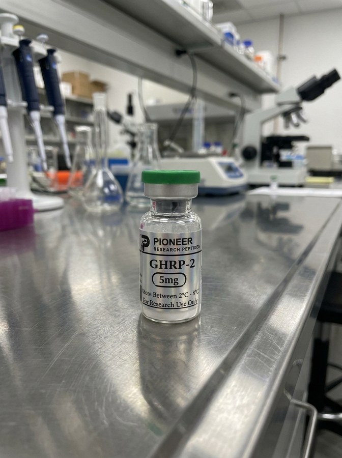 GHRP-2 in a laboratory setting