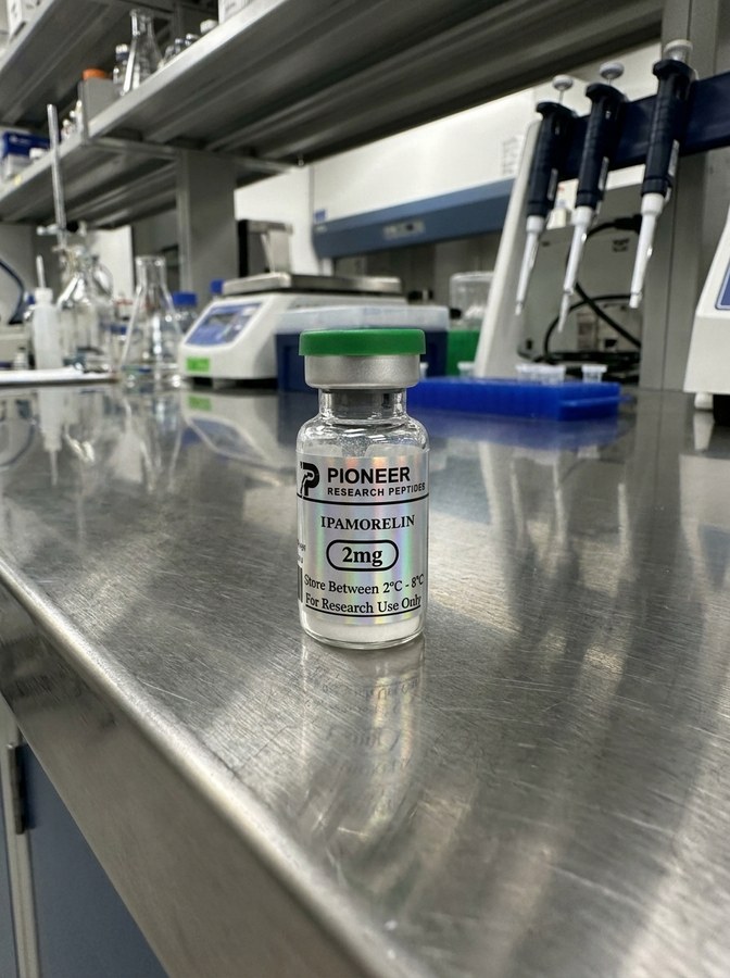 Ipamorelin in a laboratory setting