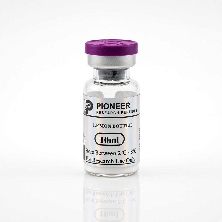 Lemon Bottle vial - Pioneer Research Peptides