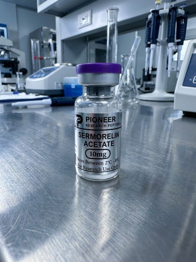 Sermorelin Acetate in a laboratory setting