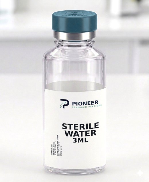 Sterile Water vial - Pioneer Research Peptides