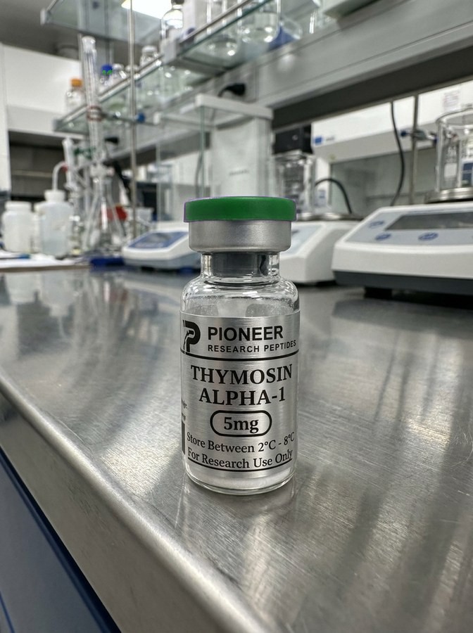 Thymosin alpha-1 in a laboratory setting